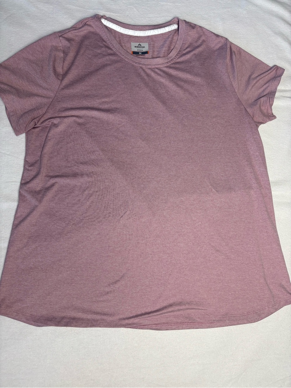 Avenue Short Sleeve Crewneck Tee in Dusty Mauve